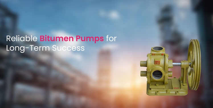 Bitumen gear pumps, bitumen pump manufacturers in India